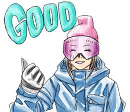 Snowboarder's Sticker sticker #1001736