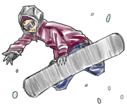 Snowboarder's Sticker sticker #1001739