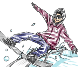 Snowboarder's Sticker sticker #1001741