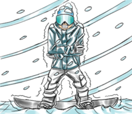 Snowboarder's Sticker sticker #1001743