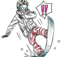 Snowboarder's Sticker sticker #1001753
