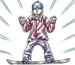 Snowboarder's Sticker sticker #1001754