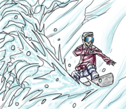 Snowboarder's Sticker sticker #1001755