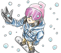 Snowboarder's Sticker sticker #1001758