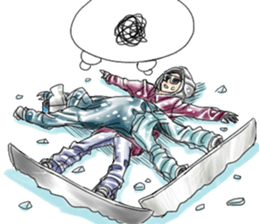 Snowboarder's Sticker sticker #1001759