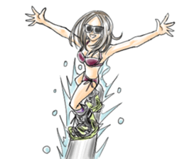 Snowboarder's Sticker sticker #1001761