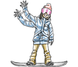 Snowboarder's Sticker sticker #1001763