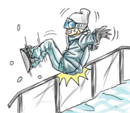 Snowboarder's Sticker sticker #1001764