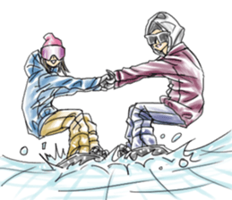 Snowboarder's Sticker sticker #1001766