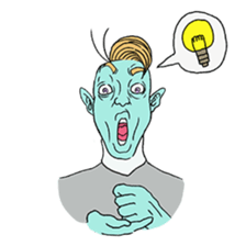 GREEN-MAN sticker #1002132