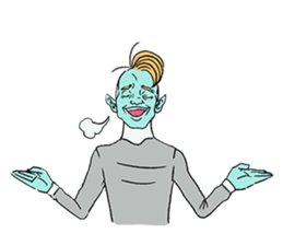 GREEN-MAN sticker #1002136