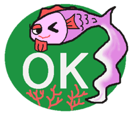 Fish of the sea sticker #1002411