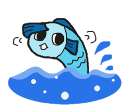 Fish of the sea sticker #1002433