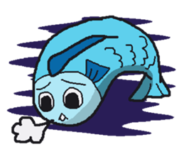 Fish of the sea sticker #1002436