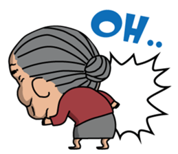 The Super Gramma sticker #1002941