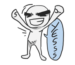 AsB - Big Eye Brow Dude (Aibaru kun) sticker #1003087