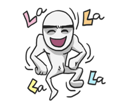 AsB - Big Eye Brow Dude (Aibaru kun) sticker #1003092