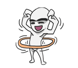 AsB - Big Eye Brow Dude (Aibaru kun) sticker #1003098