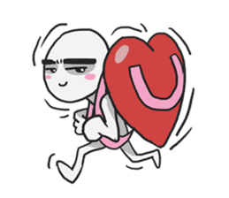 AsB - Big Eye Brow Dude (Aibaru kun) sticker #1003100