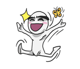 AsB - Big Eye Brow Dude (Aibaru kun) sticker #1003104