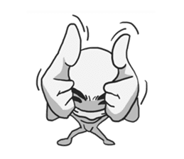 AsB - Big Eye Brow Dude (Aibaru kun) sticker #1003111