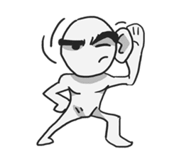 AsB - Big Eye Brow Dude (Aibaru kun) sticker #1003122