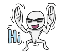 AsB - Big Eye Brow Dude (Aibaru kun) sticker #1003124