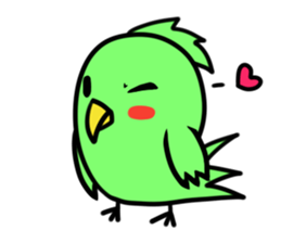 Parakeet kotoko sticker #1003688