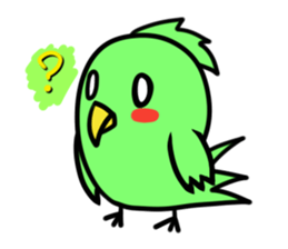 Parakeet kotoko sticker #1003690