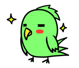 Parakeet kotoko sticker #1003696