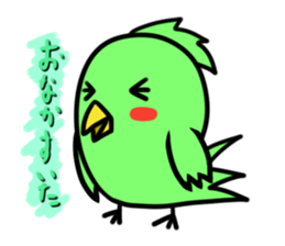 Parakeet kotoko sticker #1003701