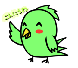 Parakeet kotoko sticker #1003711