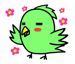 Parakeet kotoko sticker #1003718