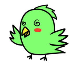 Parakeet kotoko sticker #1003720