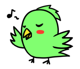 Parakeet kotoko sticker #1003721