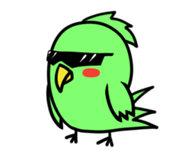 Parakeet kotoko sticker #1003723