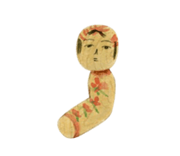 One day, Kokeshi became perverse. sticker #1003769
