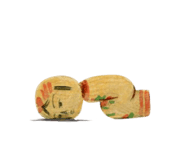 One day, Kokeshi became perverse. sticker #1003777