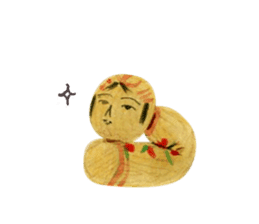 One day, Kokeshi became perverse. sticker #1003779