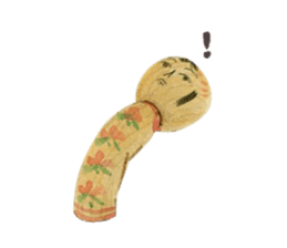 One day, Kokeshi became perverse. sticker #1003787