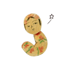 One day, Kokeshi became perverse. sticker #1003800