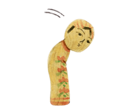 One day, Kokeshi became perverse. sticker #1003801