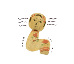 One day, Kokeshi became perverse. sticker #1003802