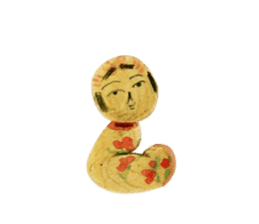 One day, Kokeshi became perverse. sticker #1003805