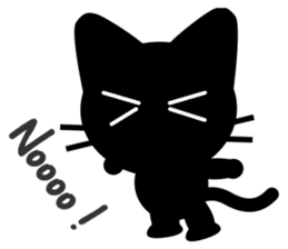 Nene the black cat (English version) sticker #1003811