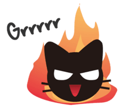 Nene the black cat (English version) sticker #1003812