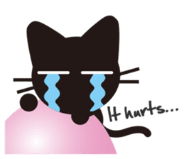 Nene the black cat (English version) sticker #1003813