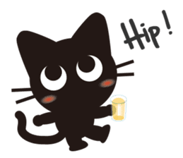 Nene the black cat (English version) sticker #1003815