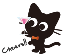 Nene the black cat (English version) sticker #1003816