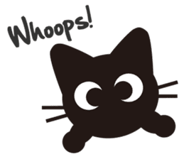 Nene the black cat (English version) sticker #1003818